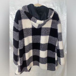 Pink rose furry cardigan